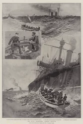 Les manœuvres navales, pratique des torpilles